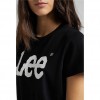 LEE WOMENS T-SHIRT BLACK