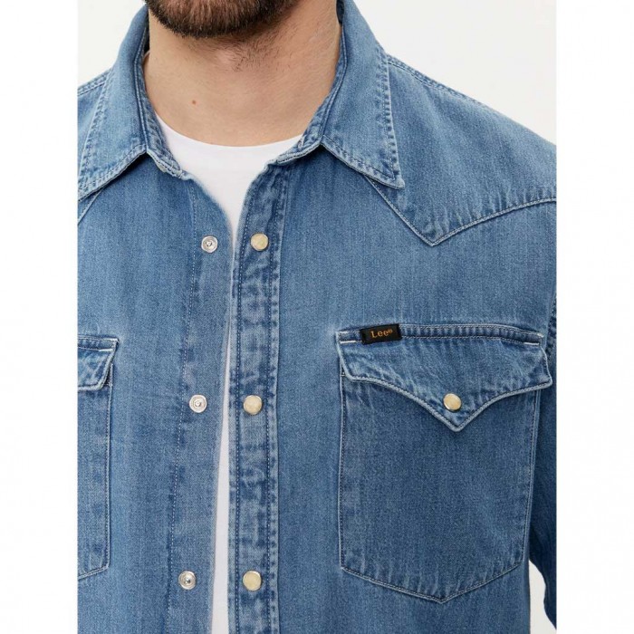 LEE MAN JEAN T SHIRT BLUE