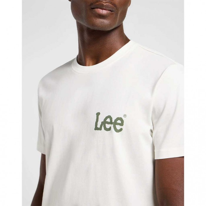 LEE Medium Wobbly Tee WHITE