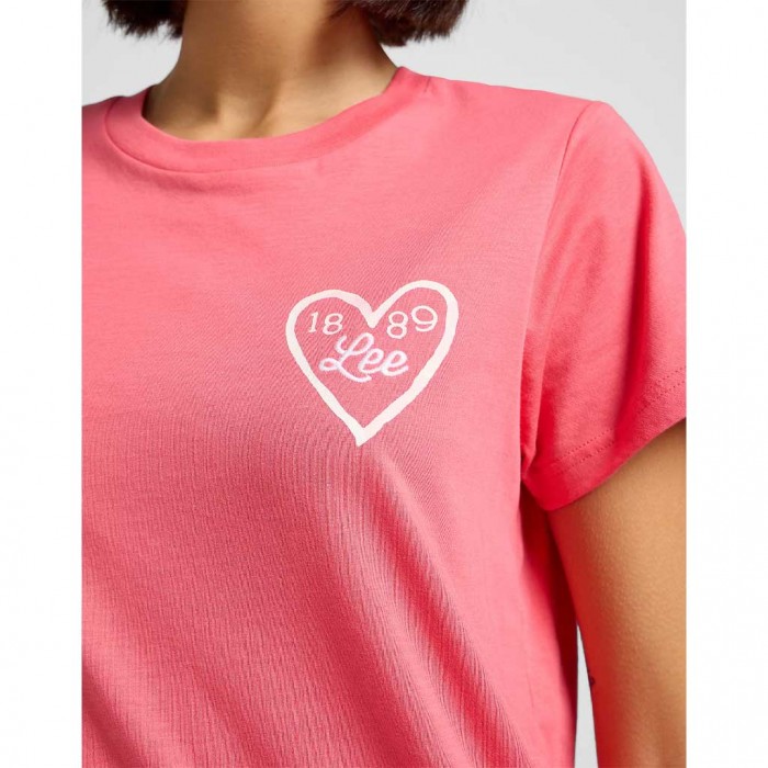 LEE Small Logo Tee PINK