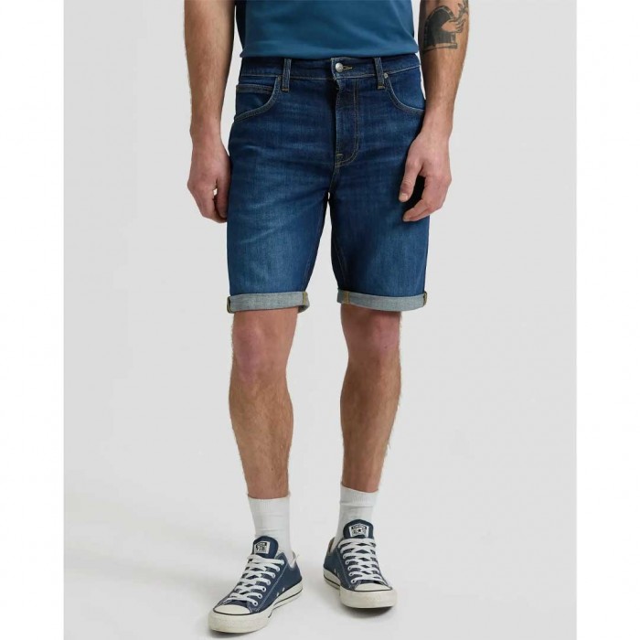 LEE Jeans 5 POCKET SHORT BLUE