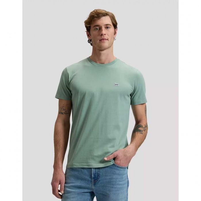 LEE Regular Patch Logo Short Sleeve Tee GREEN