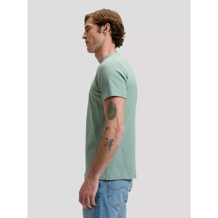 LEE Regular Patch Logo Short Sleeve Tee GREEN
