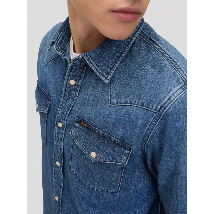 LEE Western Regular Lightweight Shirt BLUE