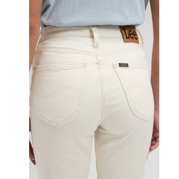 LEE Womens Carol Denim Pants ECRU