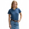 LEE WOMAN T SHIRT BLUE LEE WOMAN T SHIRT BLUE