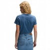 LEE WOMAN T SHIRT BLUE LEE WOMAN T SHIRT BLUE