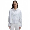 LEE WOMAN STRIPE SHIRT WHITE/CIEL LEE WOMAN STRIPE SHIRT WHITE/CIEL