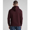 LEE PLAIN HOODIE IN VELVET BEET BORDO