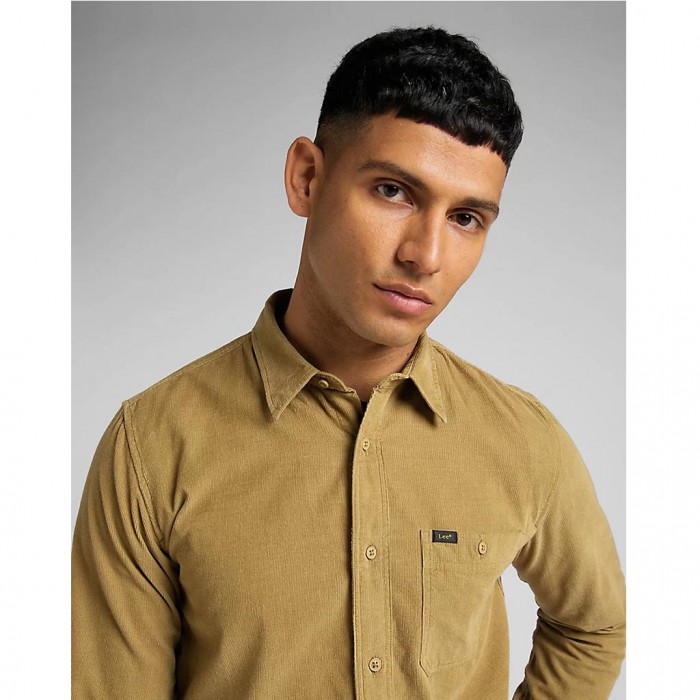 LEE LEESURE SHIRT IN AMMONITE BEIGE