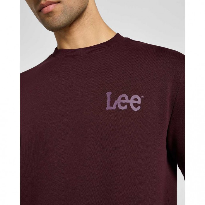 LEE MAN SWEATSHIRT BORDO