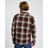 LEE MAN OVERSHIRT BROWN/YELLOW