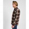 LEE MAN OVERSHIRT BROWN/YELLOW