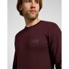 LEE MAN LONGSLEEVE BORDO