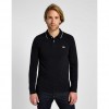 LEE MAN POLO T SHIRT LONGSLEEVE BLACK