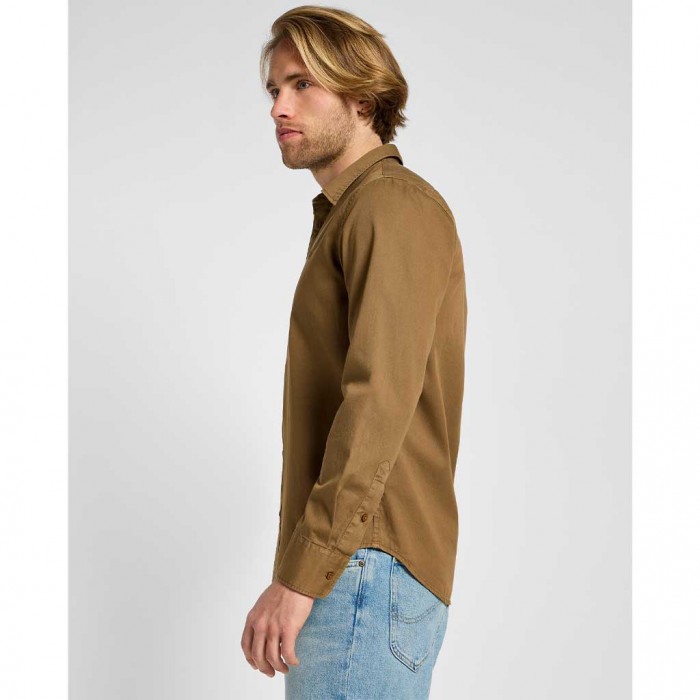 LEE MAN SHIRT BROWN