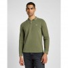 LEE MAN POLO T SHIRT LONGSLEEVE GREEN