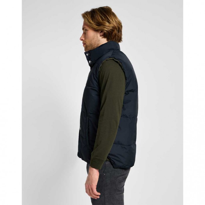 LEE MAN DOUBLE SIDED GILLET BLUE/GREEN