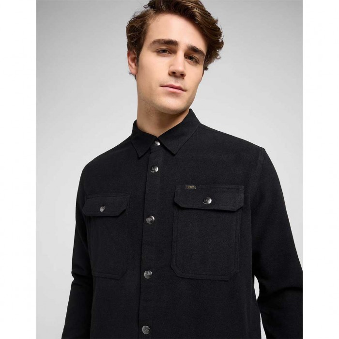 LEE Relaxed Overshirt BLACK