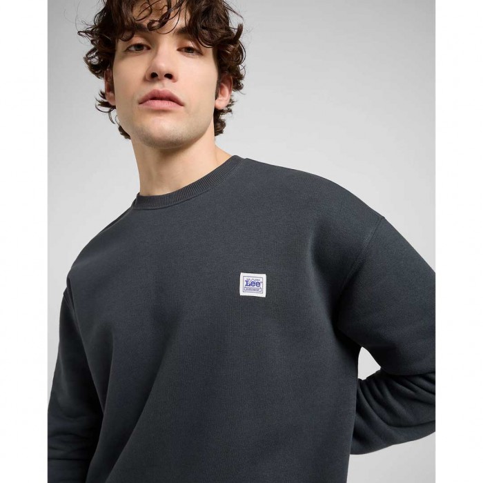 LEE Workwear Relaxed Sweatshirt WASHED BLACK