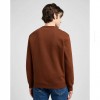 LEE PATCH CREW SWS LUXE BROWN LEE PATCH CREW SWS LUXE BROWN