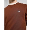 LEE PATCH CREW SWS LUXE BROWN LEE PATCH CREW SWS LUXE BROWN