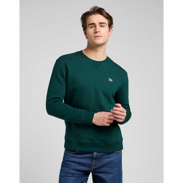 LEE Patch Crew Sws Jade Forest