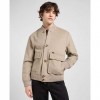 LEE Regular Wool Bomber Jacket ECRU LEE Regular Wool Bomber Jacket ECRU