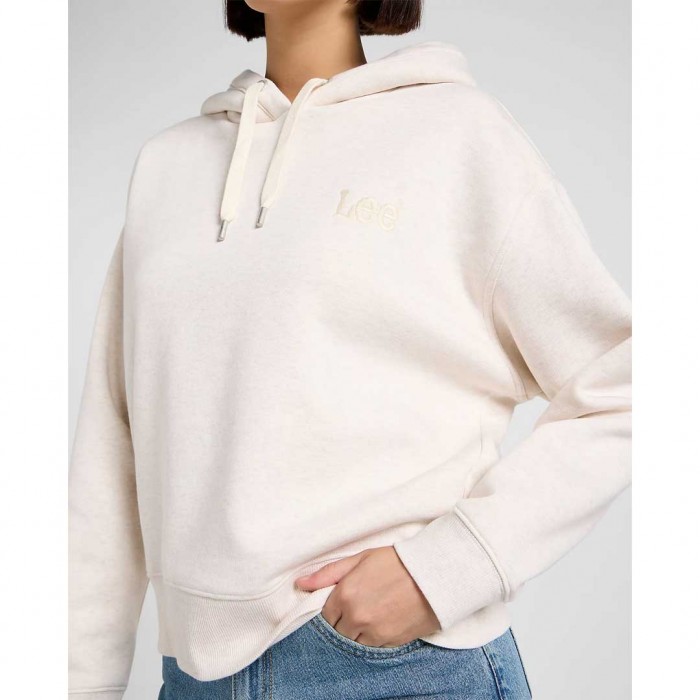 LEE Relaxed Essential Hoodie ECRU