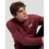 LEE MAN SWEATSHIRT DARK RED