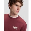 LEE MAN SWEATSHIRT DARK RED