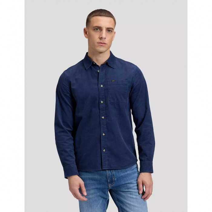LEE MAN Regular Leesure Shirt BLUE
