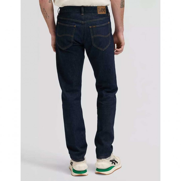 LEE MAN DAVID Regular Tapered Selvedge Jean DARK BLUE