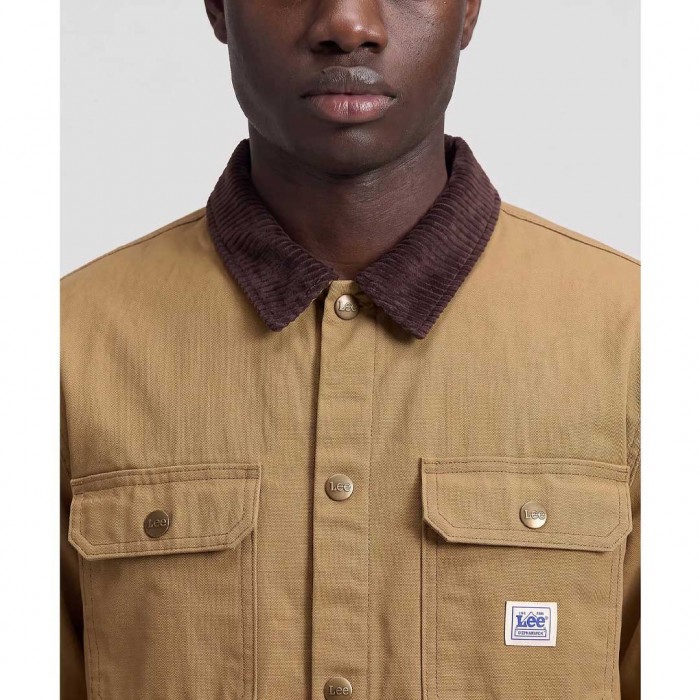 LEE MAN OVER JACKET BEIGE