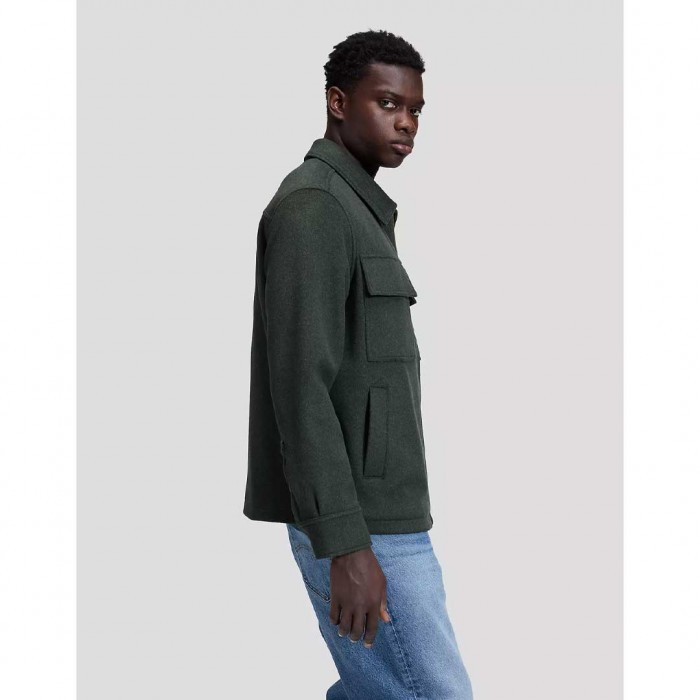 LEE MAN Relaxed Utility Wool Jacket GREEN