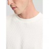 LEE MAN Regular Long Sleeve Waffle OFF WHITE