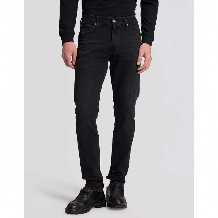 LEE MAN Luke Slim Tapered Medium Stretch Jean BLACK