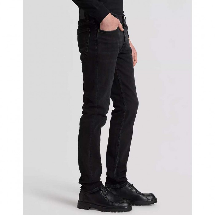 LEE MAN Luke Slim Tapered Medium Stretch Jean BLACK