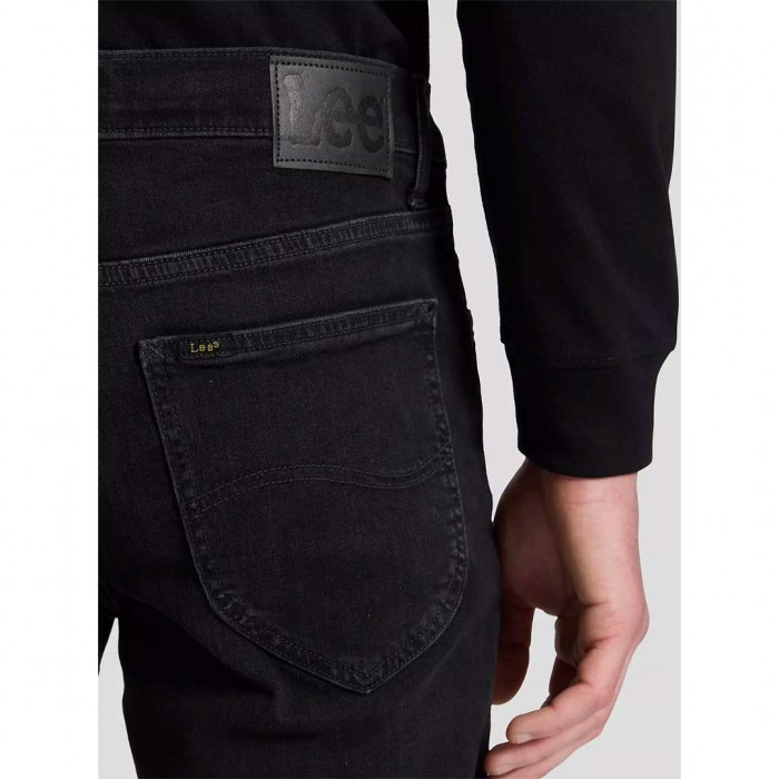 LEE MAN Luke Slim Tapered Medium Stretch Jean BLACK