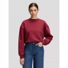 LEE WOMAN SWEATSHIRT DARK RED