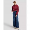 LEE WOMAN SWEATSHIRT DARK RED