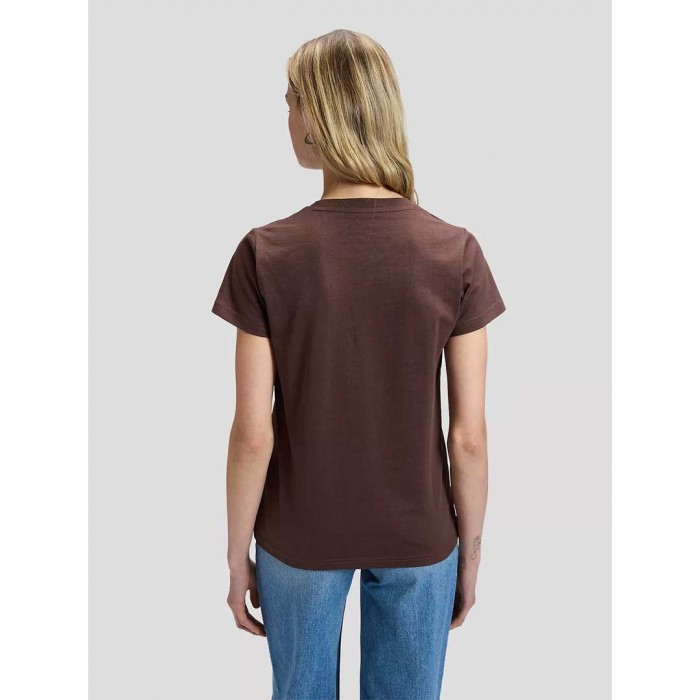 LEE WOMAN T SHIRT BROWN
