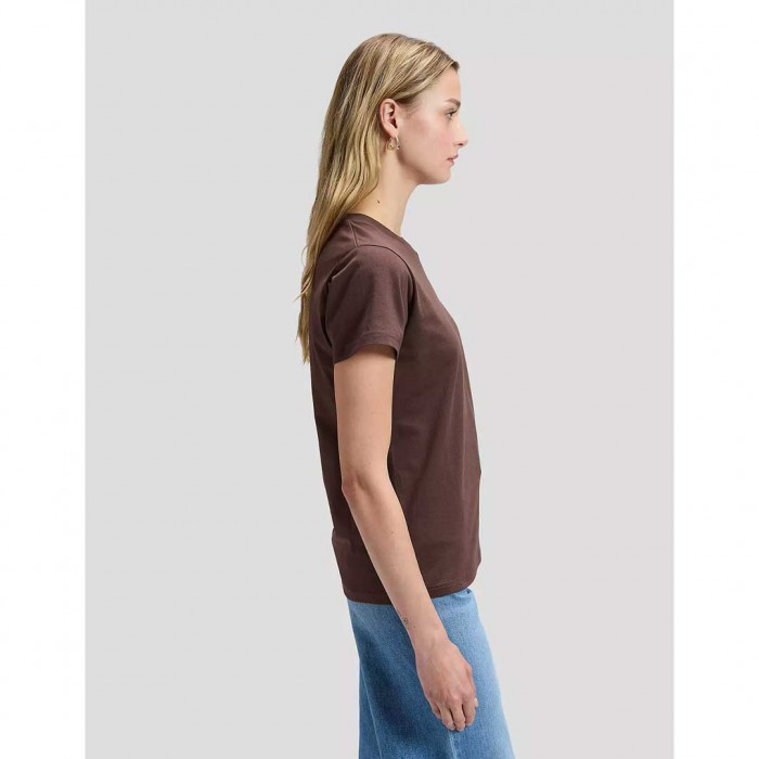 LEE WOMAN T SHIRT BROWN
