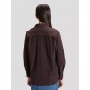 LEE WOMAN Regular Classic Shirt BROWN