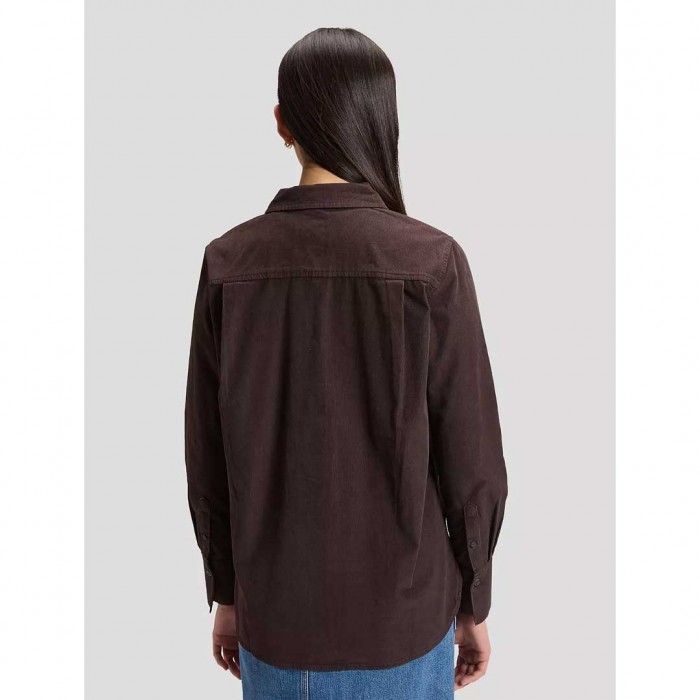 LEE WOMAN Regular Classic Shirt BROWN