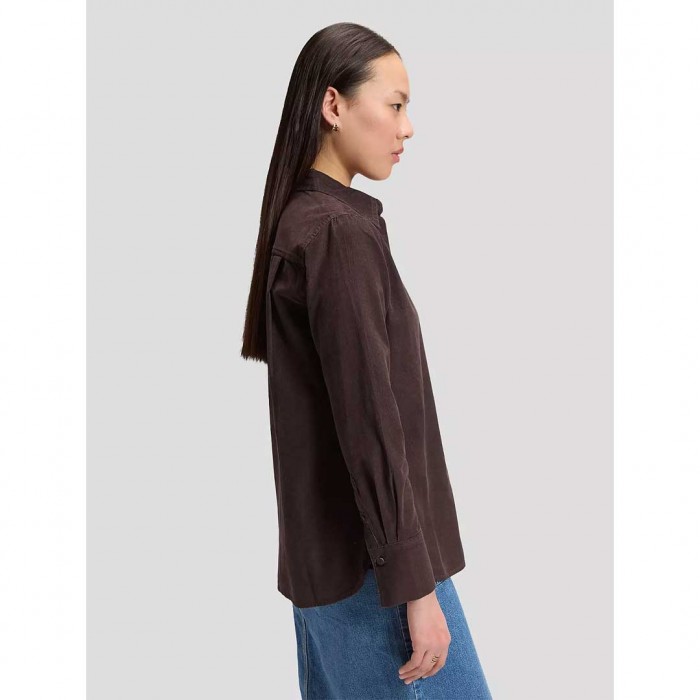 LEE WOMAN Regular Classic Shirt BROWN