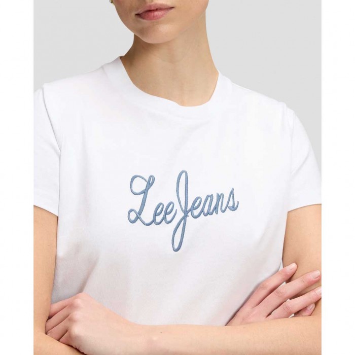 LEE WOMAN T SHIRT WHITE