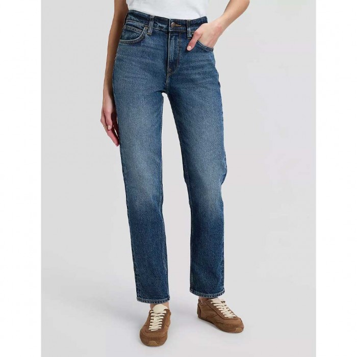LEE WOMAN Carol High Rise Straight Jean BLUE