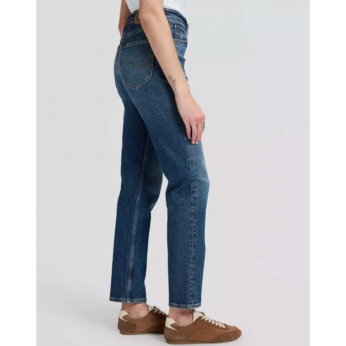 LEE WOMAN Carol High Rise Straight Jean BLUE