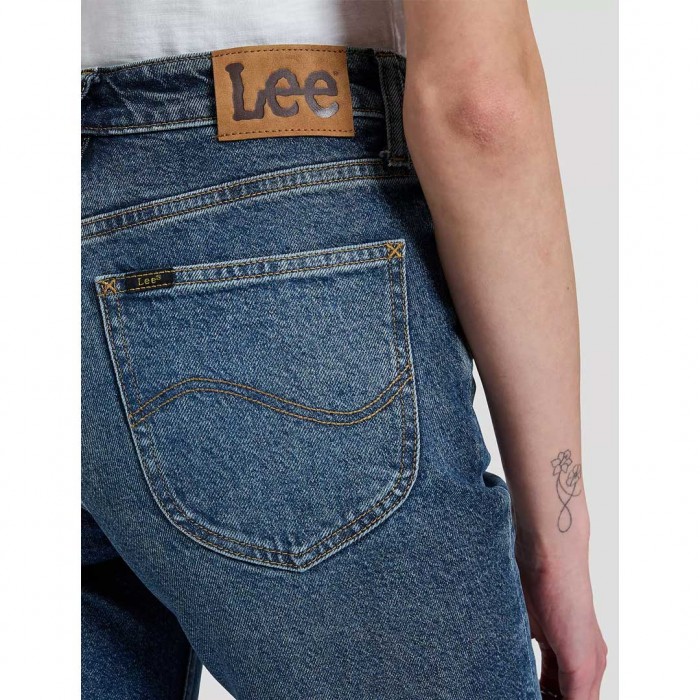 LEE WOMAN Carol High Rise Straight Jean BLUE
